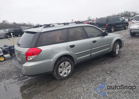 2009 Subaru Outback 2.5I from USA, damaged, VIN 4S4BP60C397338493